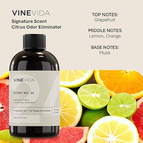 Miniatura 897 de VINEVIDA [4 onzas] Aceite de fragancia de madera de teca de caoba para fabricación de velas y fabricación de jabón, aromas de velas prémium para
