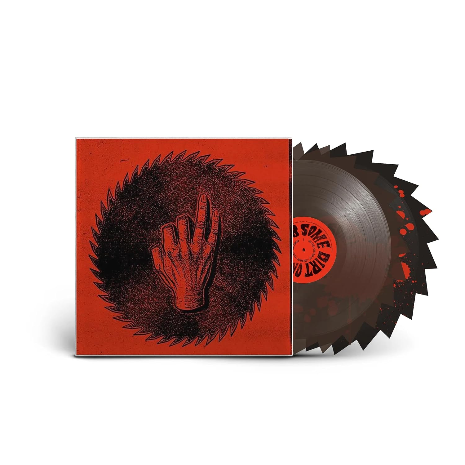 Rub Some Dirt On It - Exclusive Limited Edition Saw Blade Black w/ Blood Red Splatter Colored Vinyl 2LP