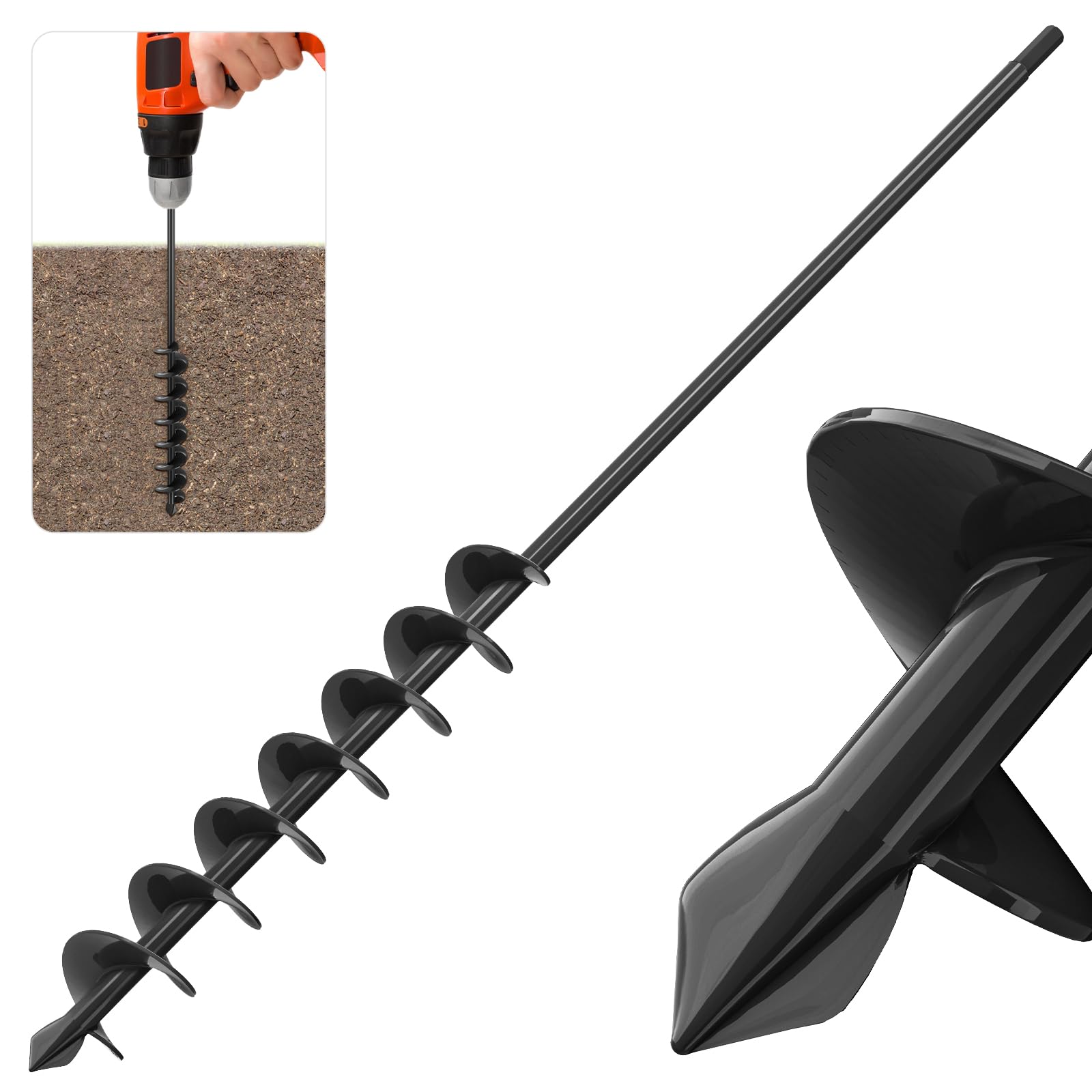 Insaga Auger Drill Bit - 32" Long Reach -10