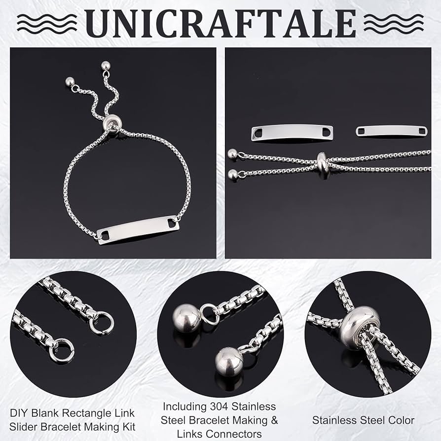 Amazon.co.jp: UNICRAFTALE 6pcs DIY Bracelet Kit Bracelet