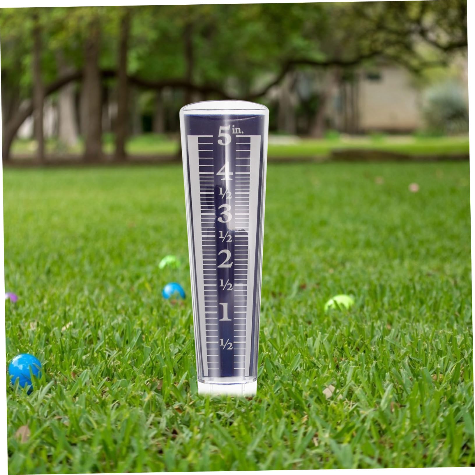 ibasenice 4stücke Rain Gauge Tube Erdspieß Transparenter Niederschlagsmesser Für Garten Terrasse Und Messwerkzeug Genauen Erfassung Regenmenge
