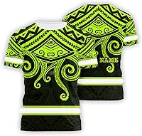 Vista 16 de Matedecor Camisa de Alta Visibilidad con Cráneo para Hombre, Camisas Reflectantes de Seguridad con Bandera de EE. UU., Nombre Personalizado