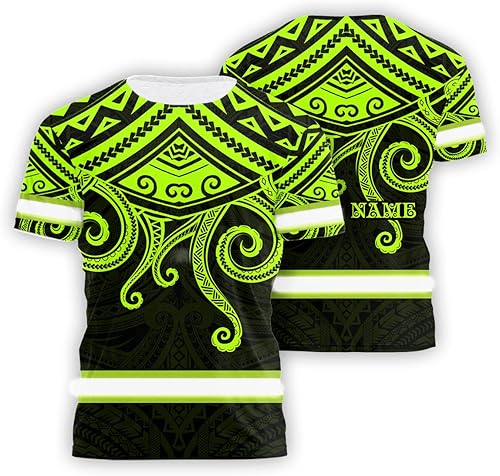 Miniatura 16 de Matedecor Camisa de Alta Visibilidad con Cráneo para Hombre, Camisas Reflectantes de Seguridad con Bandera de EE. UU., Nombre Personalizado