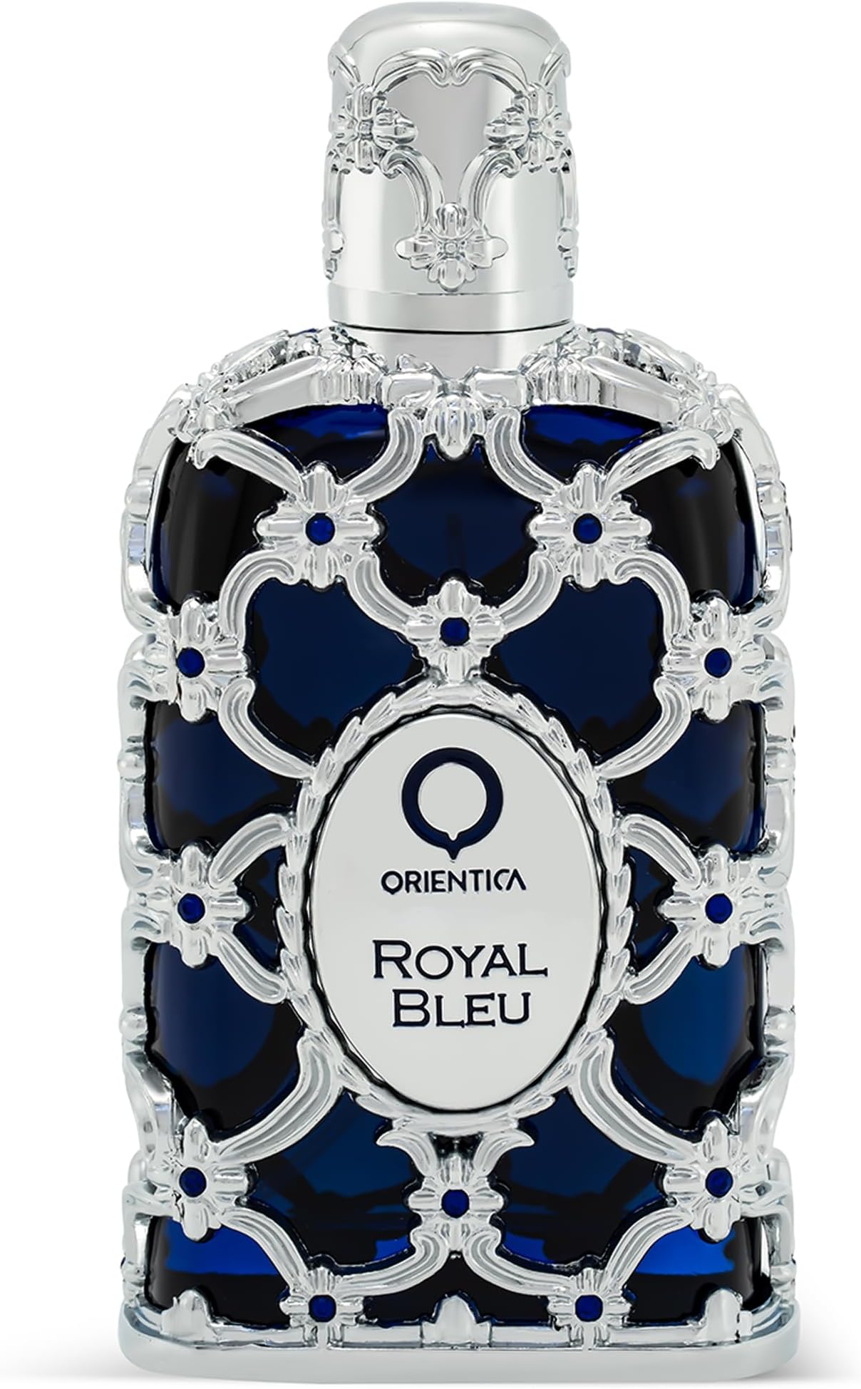 Orientica Luxury Royal Bleu Eau De Parfum 5oz/150ml – Mens Cologne with Notes of Vanilla, Cardamom, Apple, Jasmine – Woody Arabic Perfume for Men & Women - Perfumes Arabes Para Hombres y Mujer