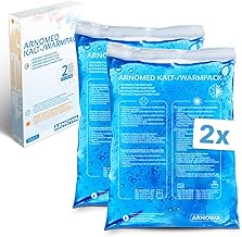 2x ARNOMED Reusable Gel Cooling Packs 12 x 20 cm, Reusable Hot/Cold Packs and Microwaves, Cooling Pads, Cold Wraps, Cooling Pad
