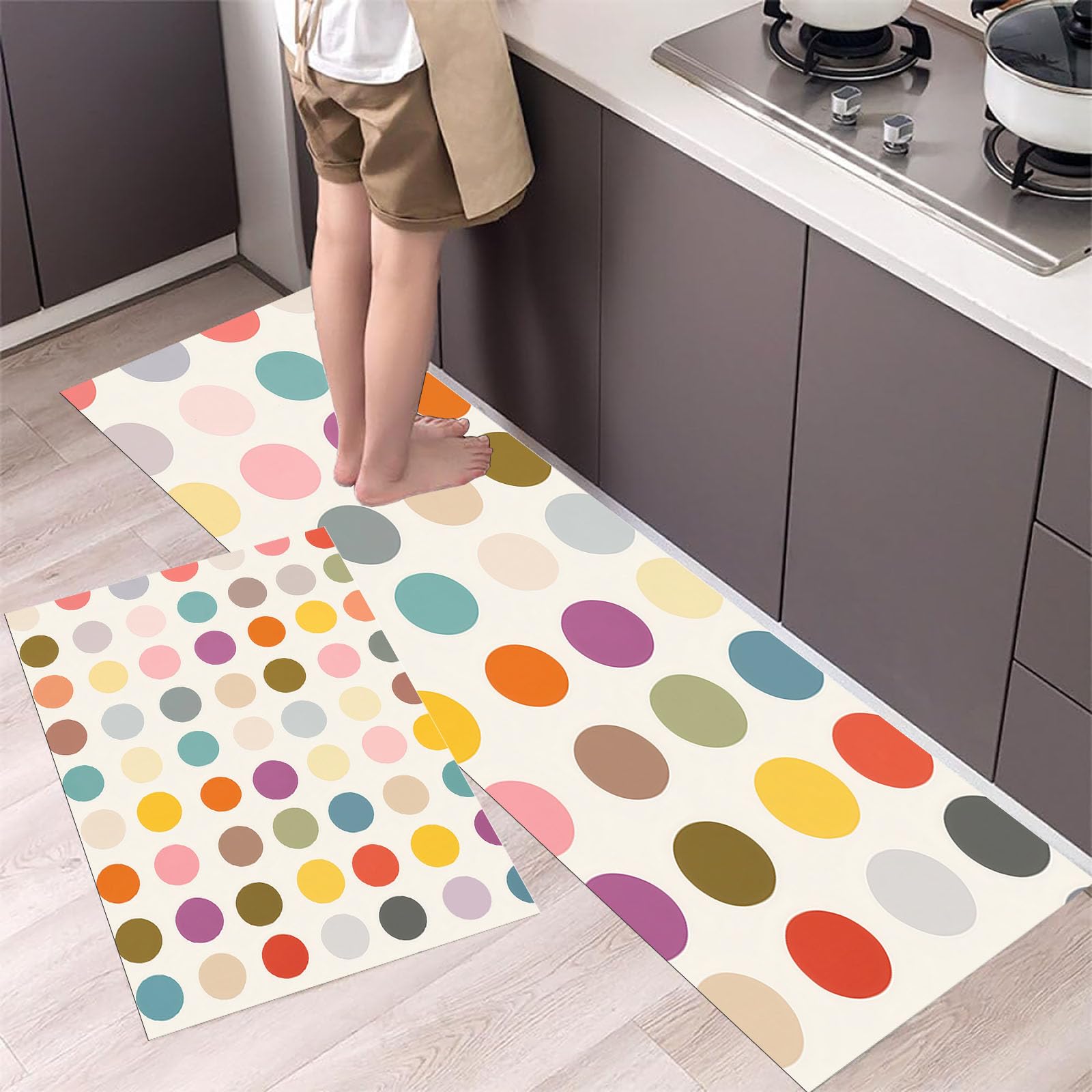 Alfombras y tapetes de cocina minimalistas juego de 2 piezas alfombra de piso 50x150cm