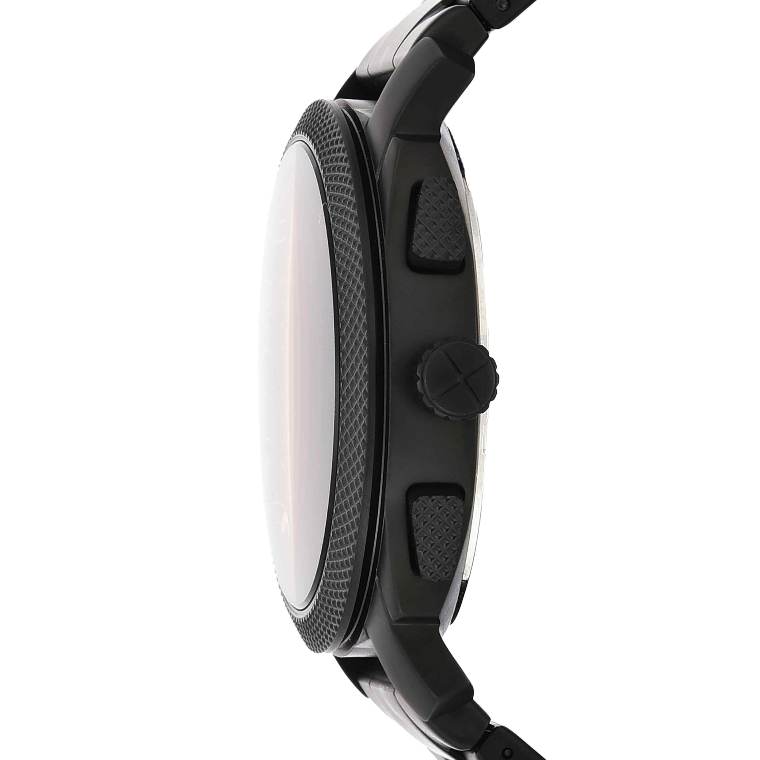 Fossil Reloj Machine para Hombre, 42mm Movimiento cronógrafo de Cuarzo con Correa de Acero o Piel