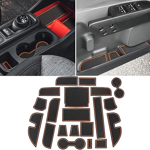 Auovo Soporte para tazas compatible con accesorios Ford Maverick 2022 2023 2024 2025 para consola central, forros para bolsillo de puerta, 20 piezas