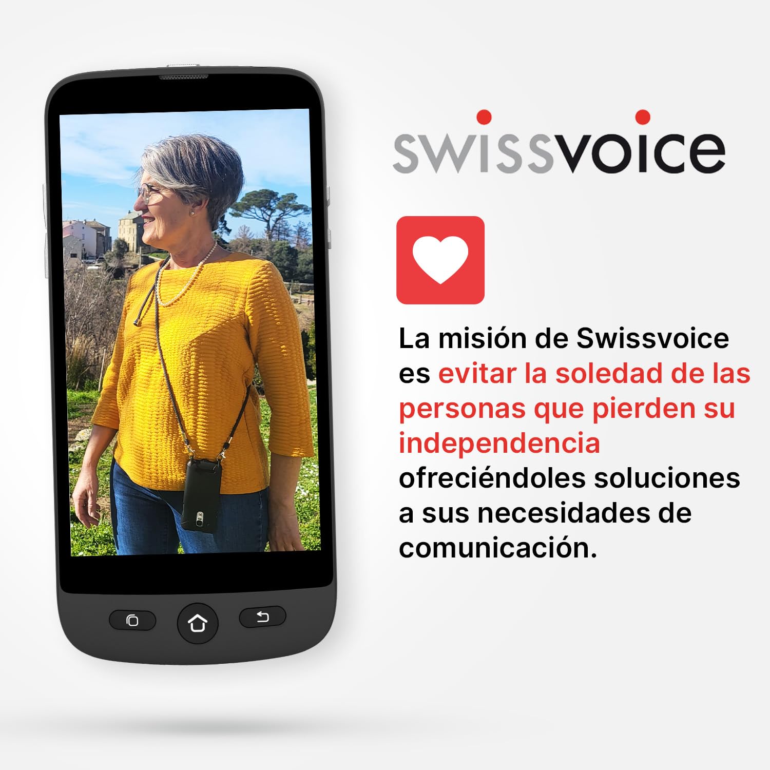 swissvoice Xtra 2355 - Teléfono inalámbrico con Respuesta a Las Funciones de Comodidad reforzadas, Blanco