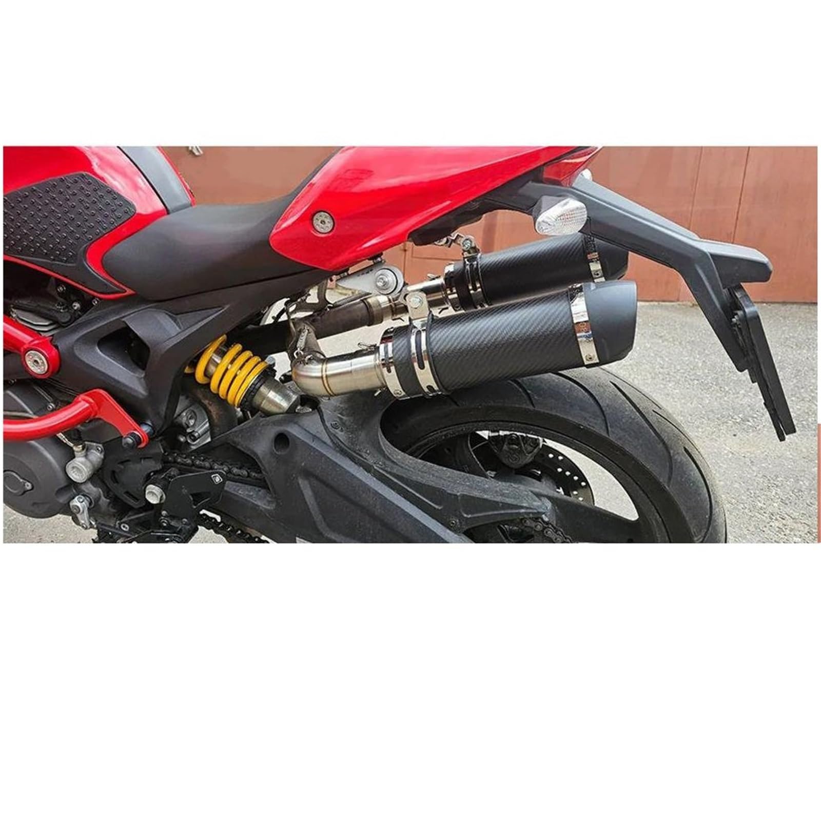 Assemblage du tuyau d'échappement Systèmes D'échappement Tuyau De Silencieux D'échappement De Moto 51mm LeoVince Pour Z1000 Pour Z900 Pour GSR600 Pour FZ6N Pour R1/6/3(D)