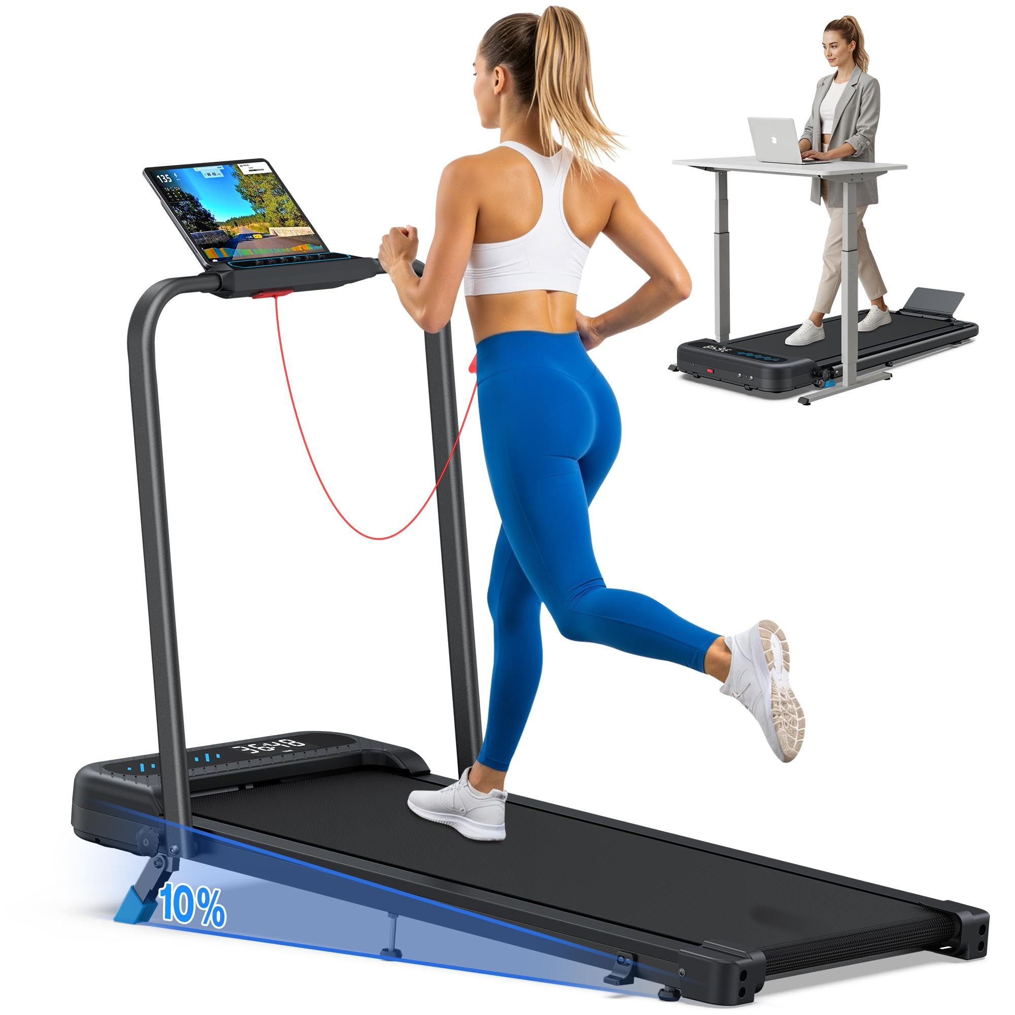Cardirun Walking Pad with Incline
