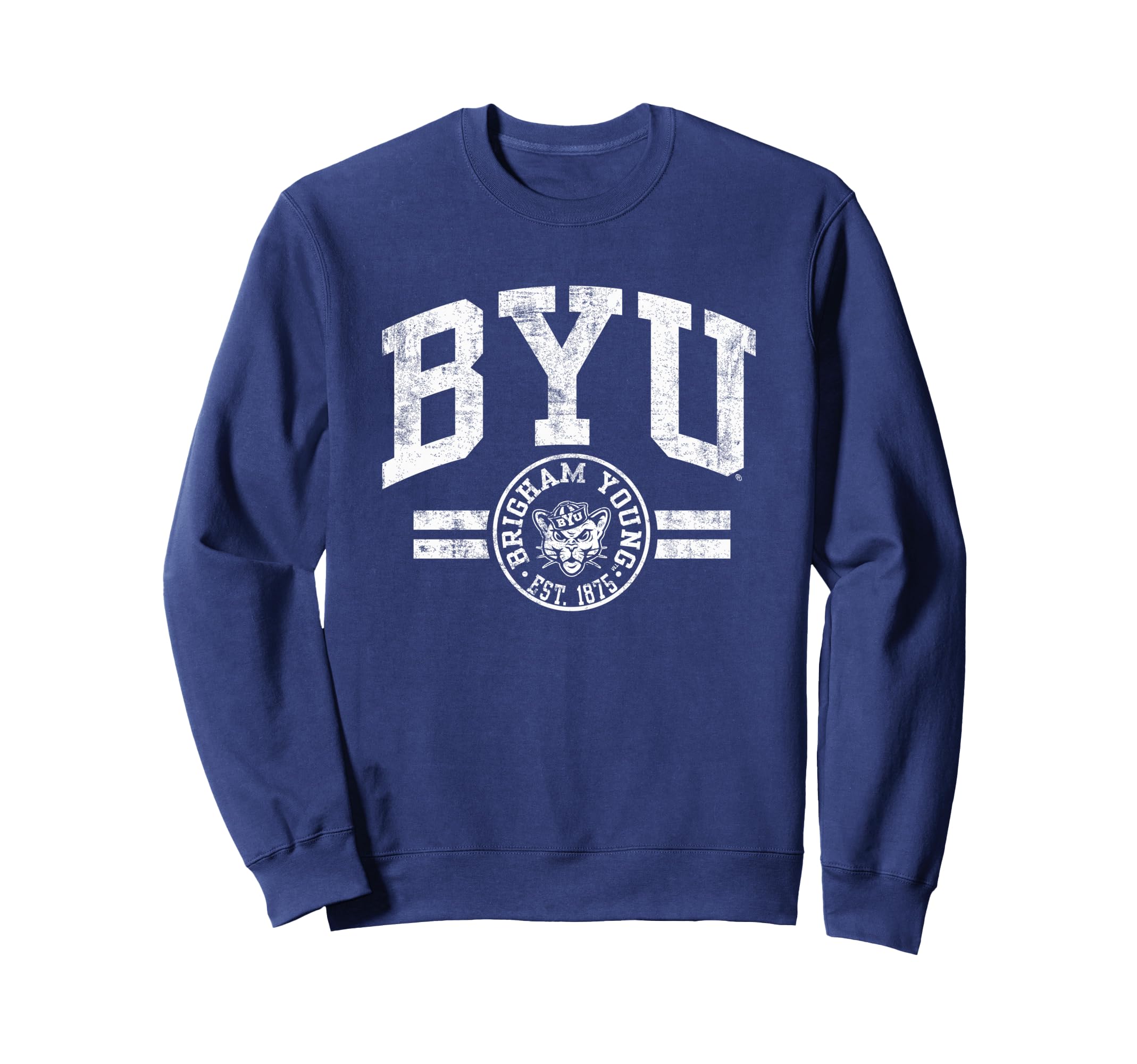 BYU Cougars Vintage Thread Navy Officially Licensed Sweatshirt