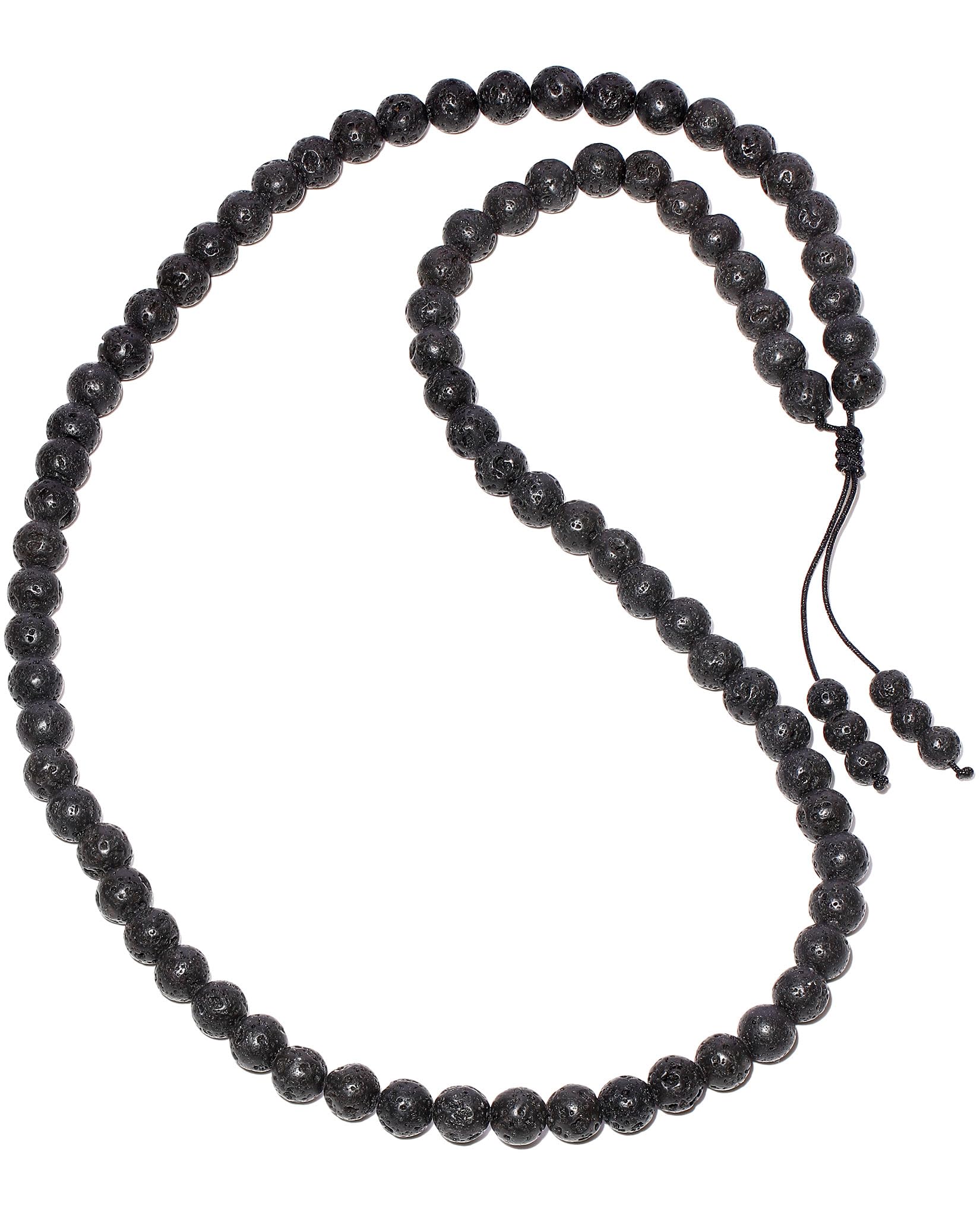 Wizock Simple Crystals and Stones Beaded Necklace Protection Balance Meditation Long Necklaces for Women and Men Amulet Jewelry