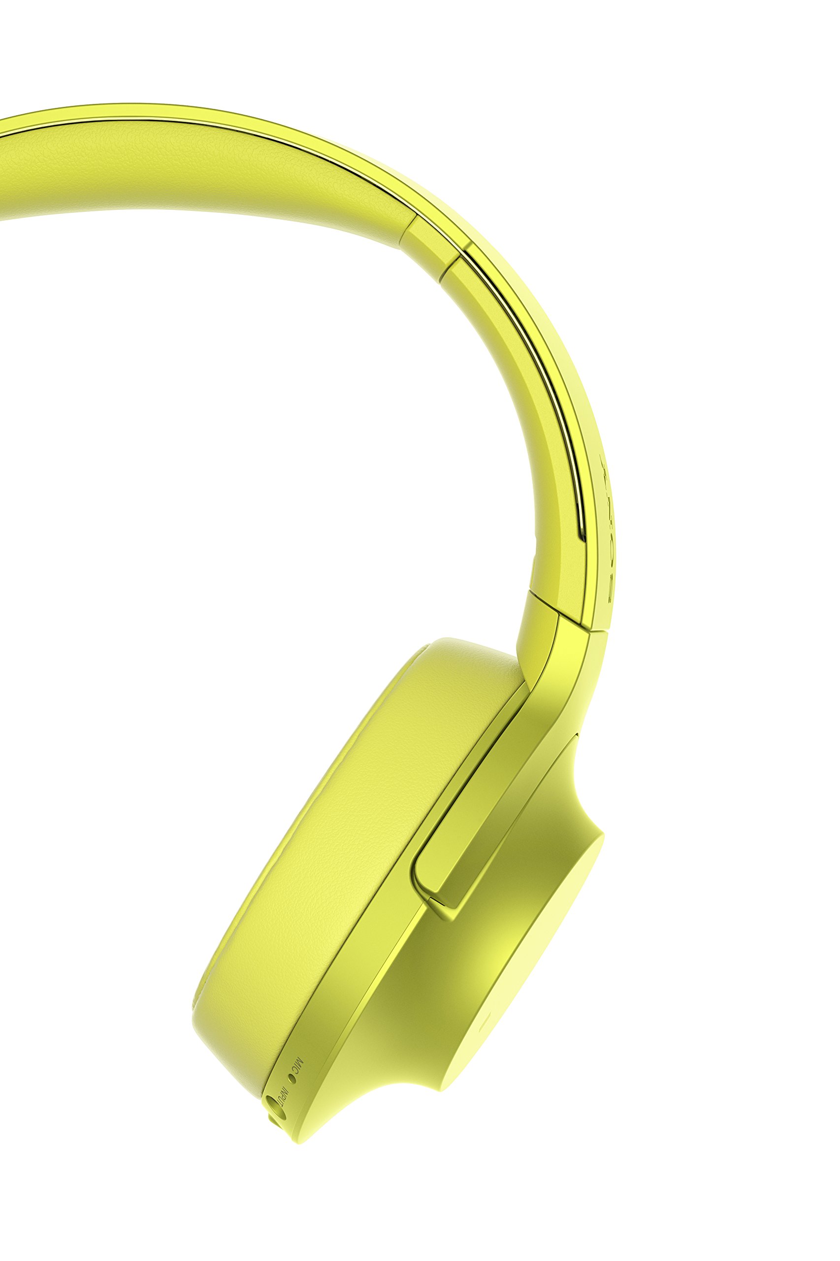 Sony Fone de ouvido com cancelamento de ruído sem fio, amarelo