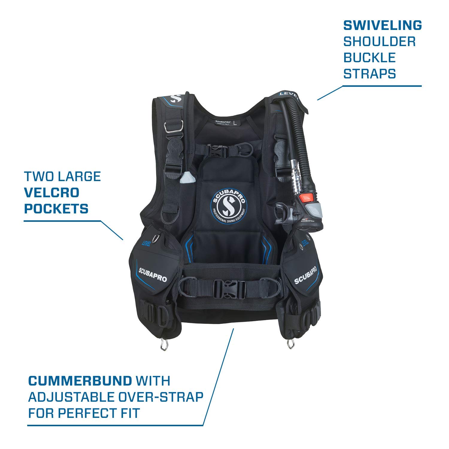 スキューバダイビング　　スキューバプロBCD SCUBAPRO - スキューバプロ bcd sサイズ Level BCD - SCUBAPRO