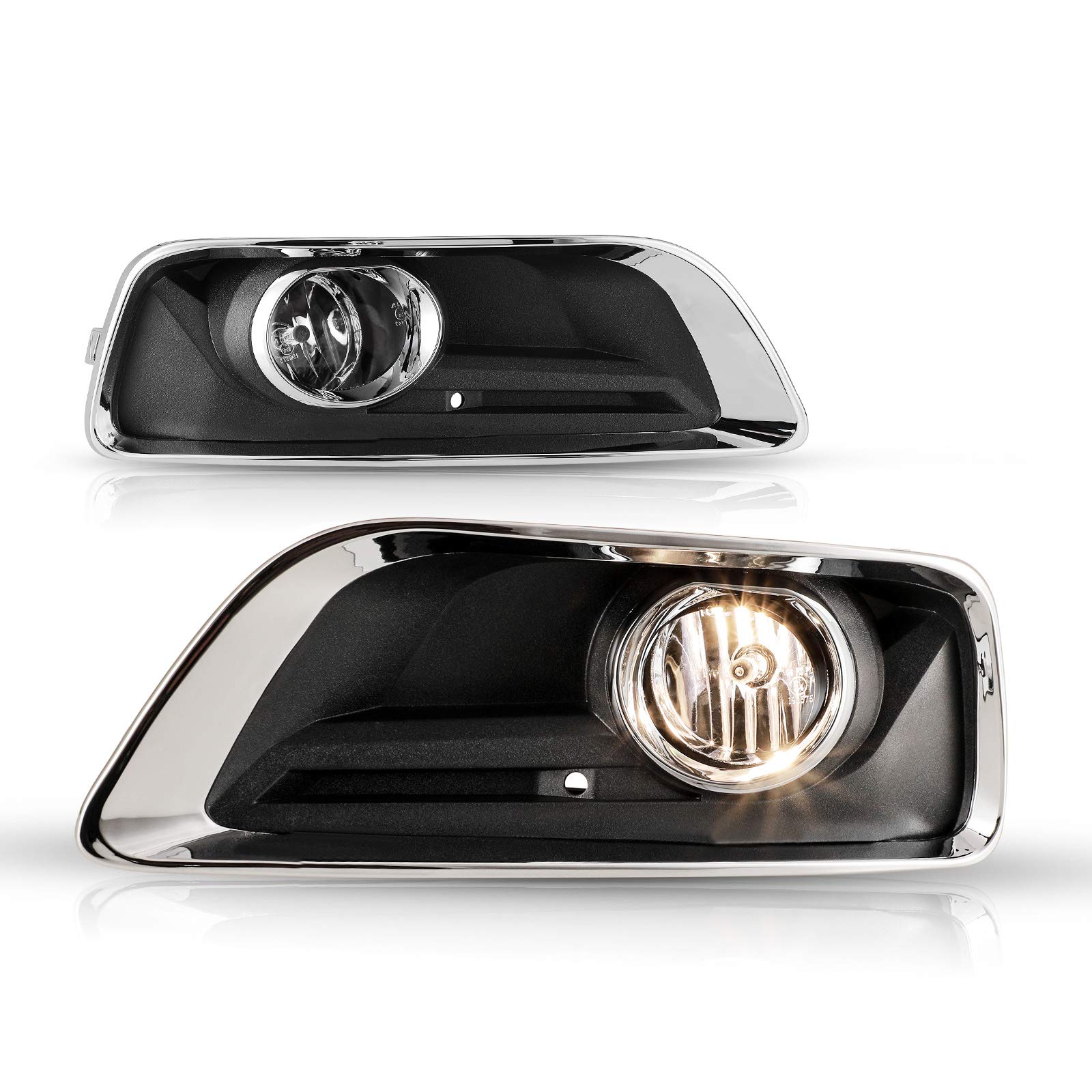 AUTOWIKI Fog Lights Fit for 2013-2015 Chevrolet Malibu/ 2016 Malibu Limited Fog Lamp Assembly 2PCS