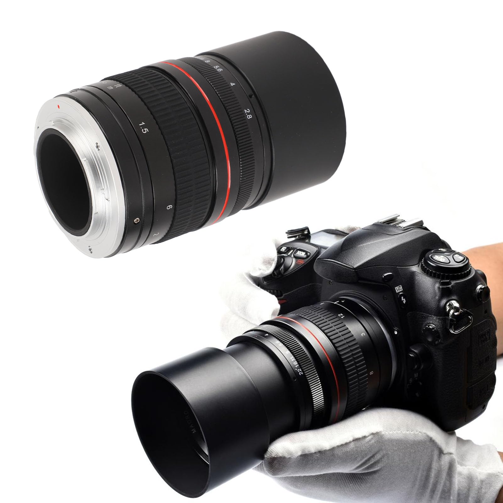 Amazon.com : 135mm F2.8 Large Aperture Manual Telephoto Lens,Full