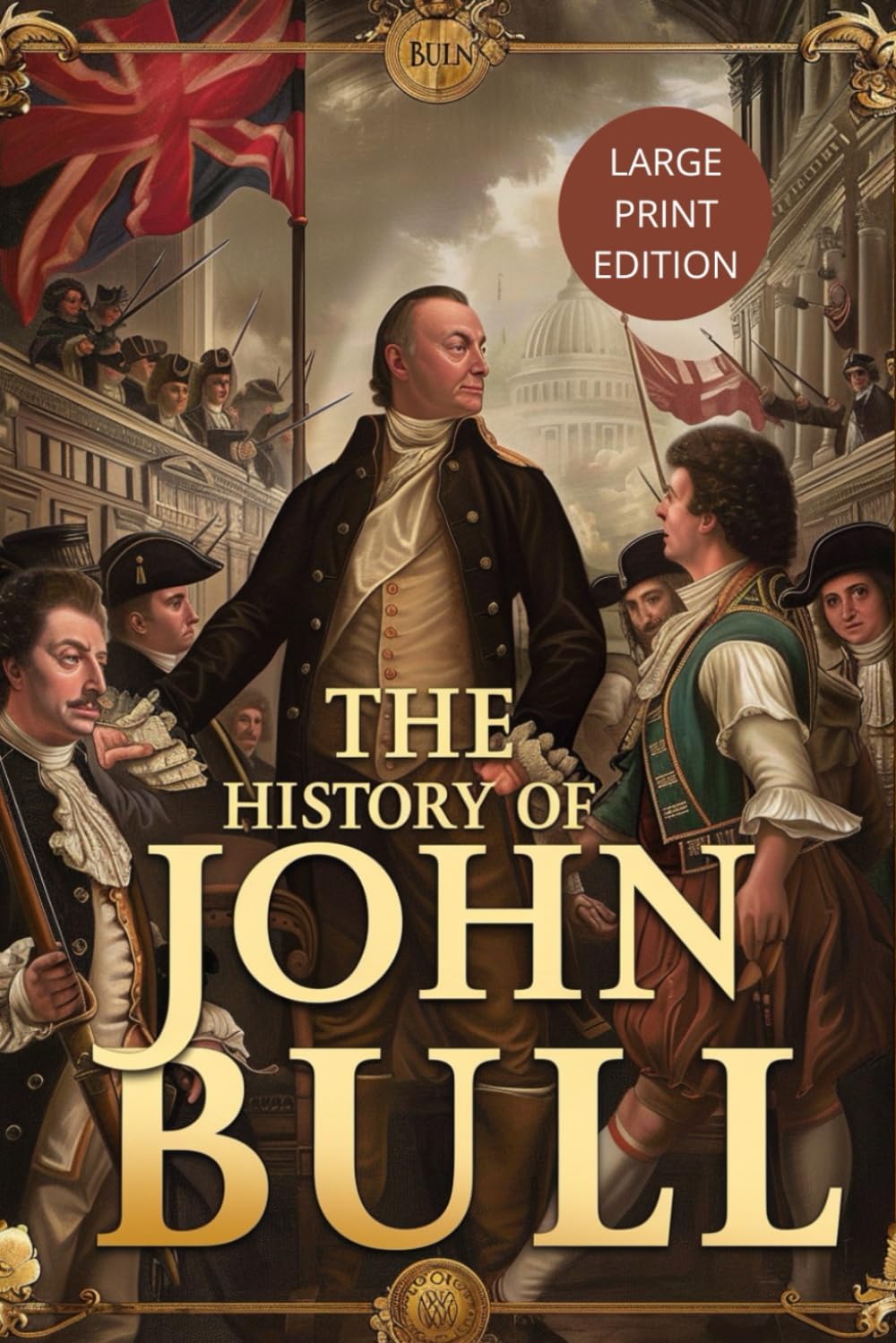 THE HISTORY OF JOHN BULL (LARGE PRINT EDITION): An 18th-Century Political Satire Exploring British Identity, European Diplomacy, and National Allegory
