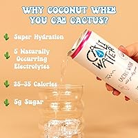 Vista 6 de Caliwater - Agua orgánica de cactus Nopal con antioxidantes raros + electrolitos para hidratación y recuperación, a base de plantas, sin OMG, sin