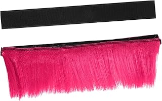 Toddmomy 3 Pçs Capacete Cockscomb Decoração Capacete Remendos De Cabelo Capacete Rabo De Cavalo Capacete Da Motocicleta Adorno Capacete Mohawk Decoração Bicicleta Mohawk Capa Engraçado