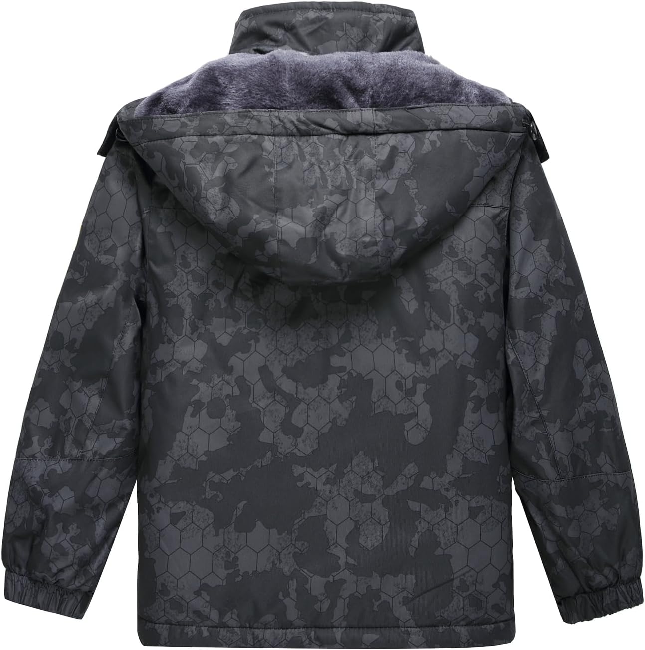 Keevoom Boy's Waterproof Ski Jacket Winter Warm Thick Snow Coat Windproof Fleece Kids Outdoor Hooded Snowboard Jackets - Image 2