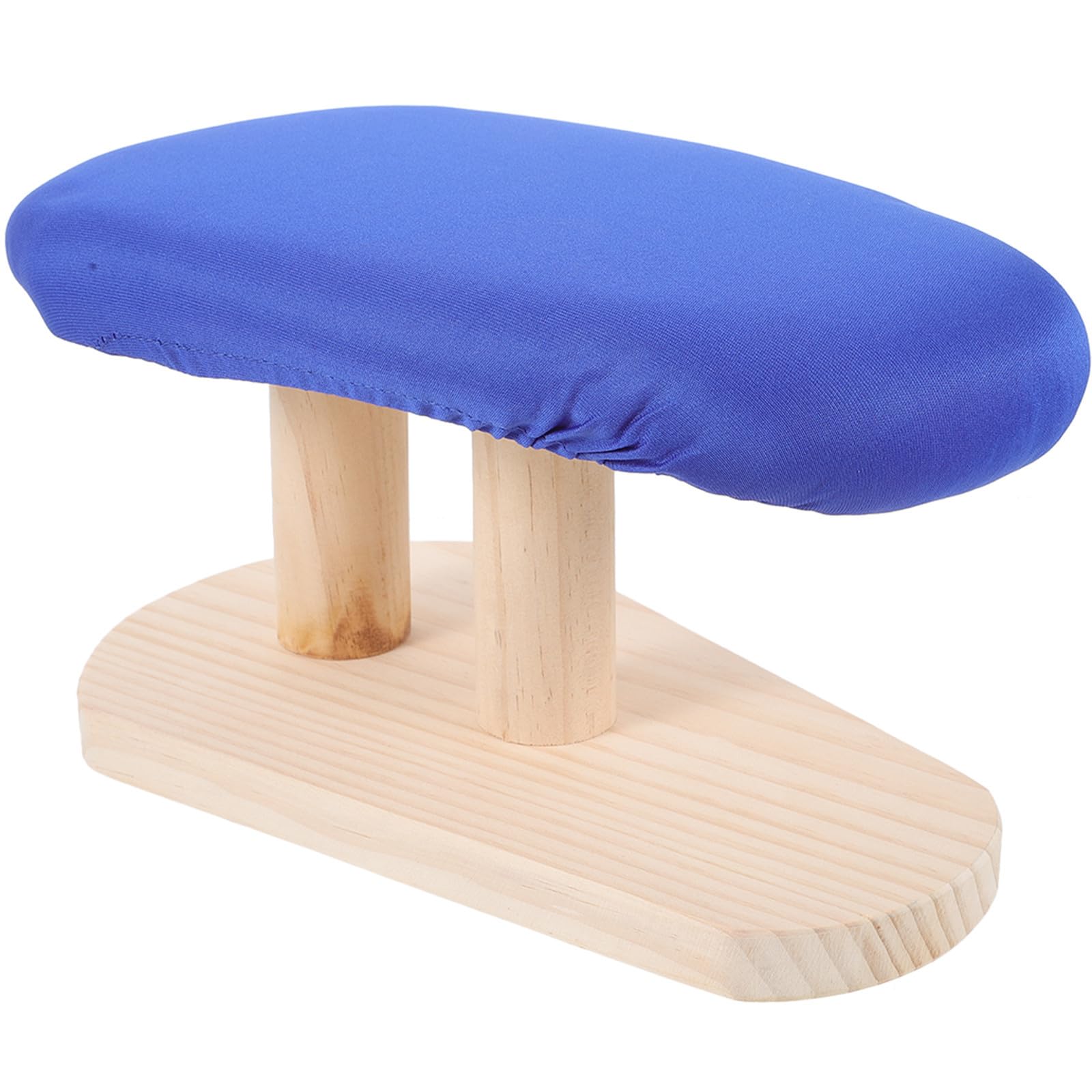 Bügelhocker Bügelkissen mit Verlängertem Maß, Blau, Holz
