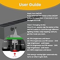 Vista 7 de Luces solares para exteriores, luz solar con sensor de movimiento para letrero de casa, IP44 impermeable 1000LM 4000K estilo moderno de lujo sin