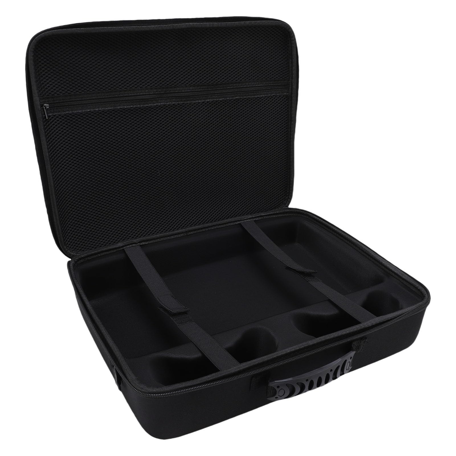 VGEBY Custodia da Trasporto per Console Borsa da Viaggio Rigida in EVA con Tracolla Fodera Morbida Resistente all'acqua Adatta per Console Digitale 5 PRO Disc e 2 Controller (BLACK)