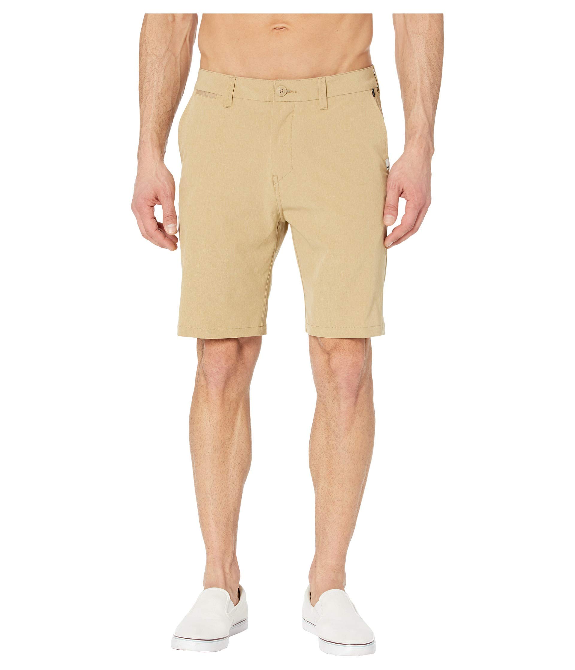 Quiksilver Men's Union Amphibian Hybrid 20 Inch Outseam Water Friendly Short, Plage Heather, 38