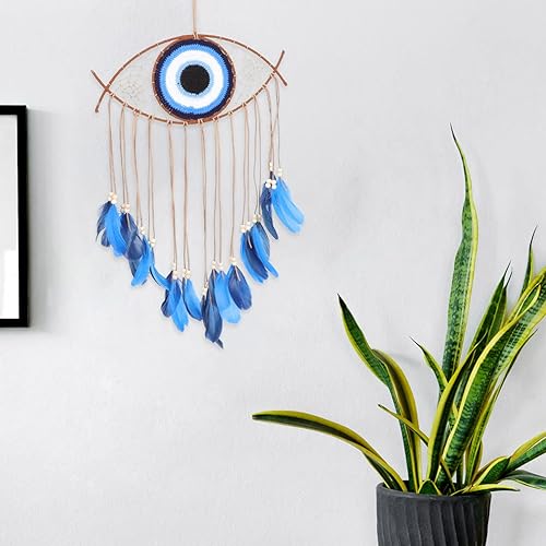 Miniatura 9 de Atrapasueños azul ojo malvado atrapasueños azul mal de ojo colgante decoración mal de ojo ojo azul decoración de pared azul decoración del hogar