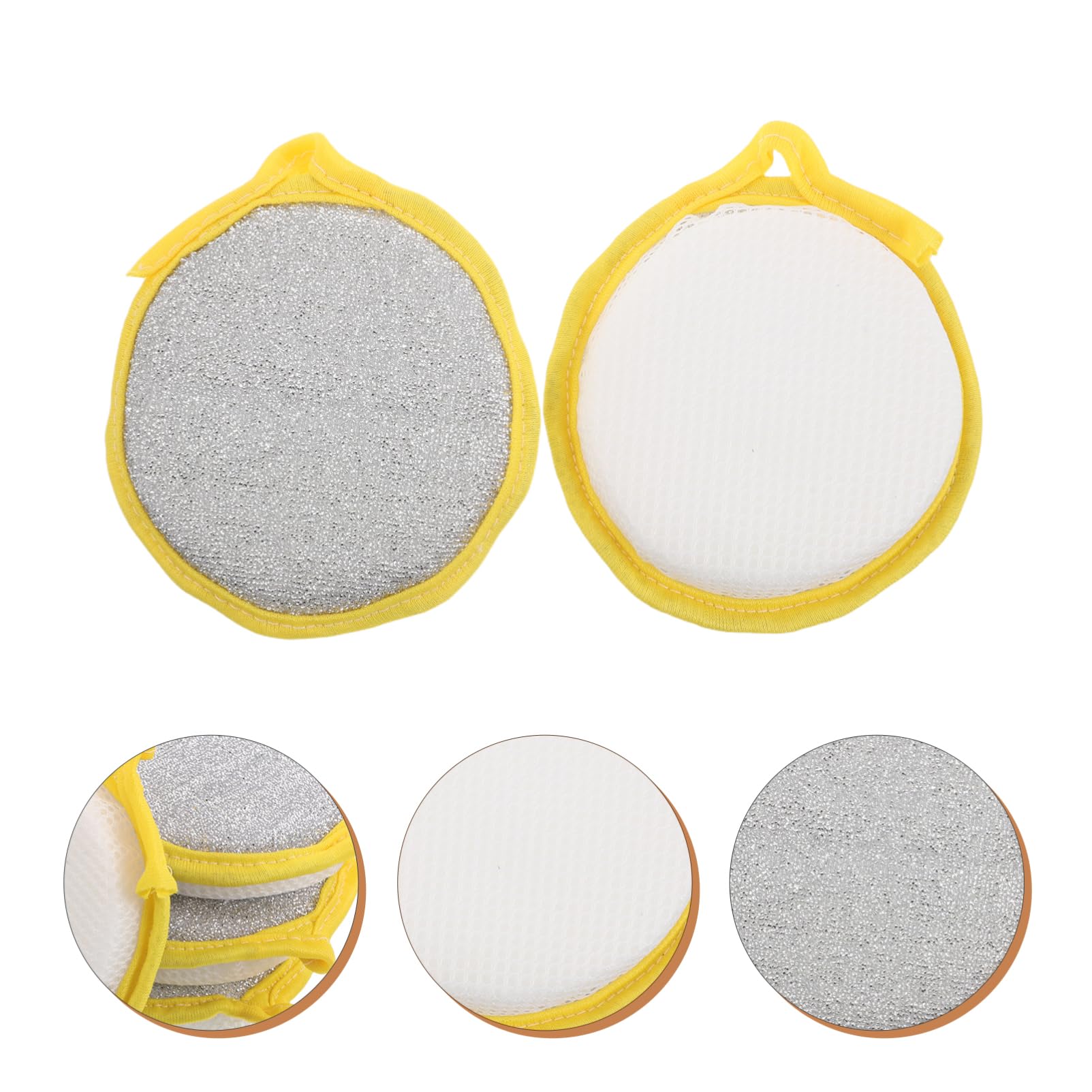 Esponja para Fregar Platos de Doble Cara, Artículos Hogar, Antirayaduras, Orificio para Colgar, 30 Unidades, para Cocina y Limpieza