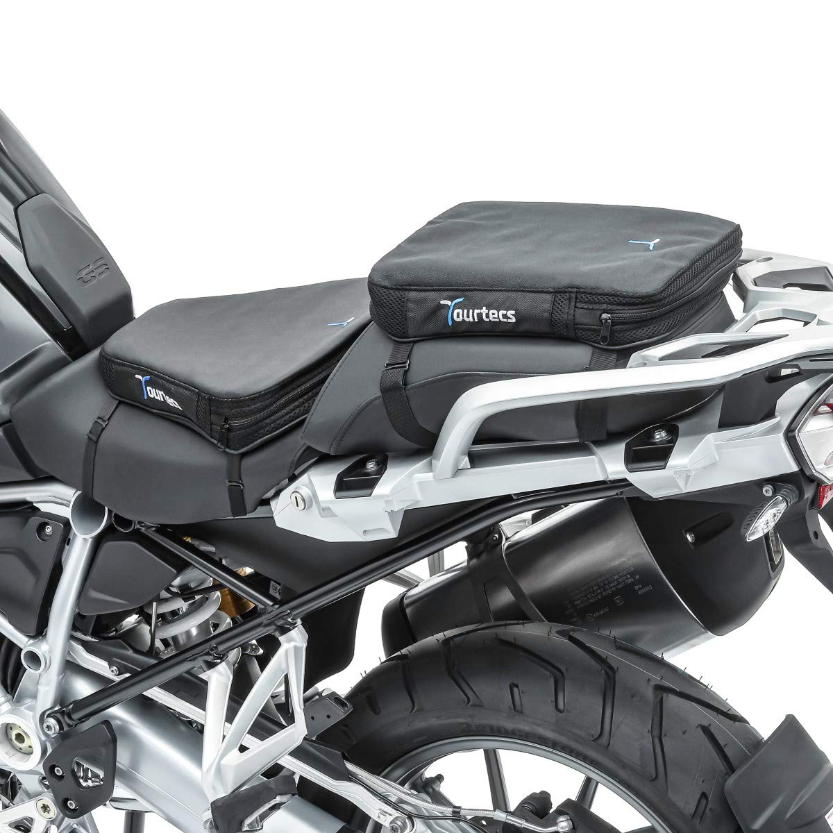 Set Coussin pour Selle de Moto Tourtecs Air Deluxe M + Coussin pour Selle Air S