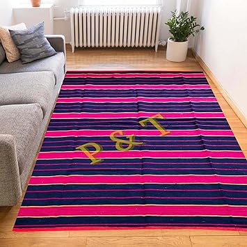 P&T Dari Multi Colour 3 FT X 6 FT (Approx.) Acrylic Dari, Durrie, Dhurrie, Rugs, Satranji, Jamkhana mat, Satrangi Bright Colour