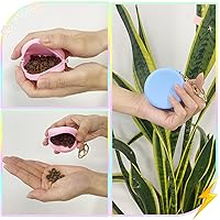 Vista 5 de 4 bolsas de silicona para perros pequeños, bolsa de entrenamiento de mascotas de tamaño bolsillo, diseño de cremallera, sin perfume, reutilizable