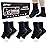 KOLEVAPE 3 Pairs Neuropathy Socks for Women & Men,Nano Comprex Ankle Sleeves Protection Elastic Socks,Soothe Socks for Neuropathy Pain,Anti Fatigue Compression Foot Sleeve Brace Socks