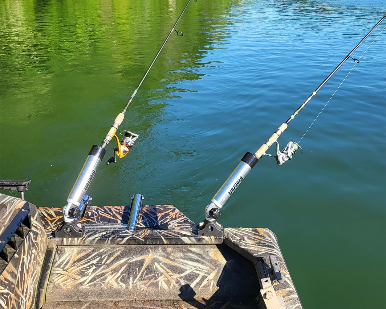 Brocraft Aluminum Heavy Duty Rocket Launcher Rod Holder / Boat Aluminum Rocket Launcher Rod Holder