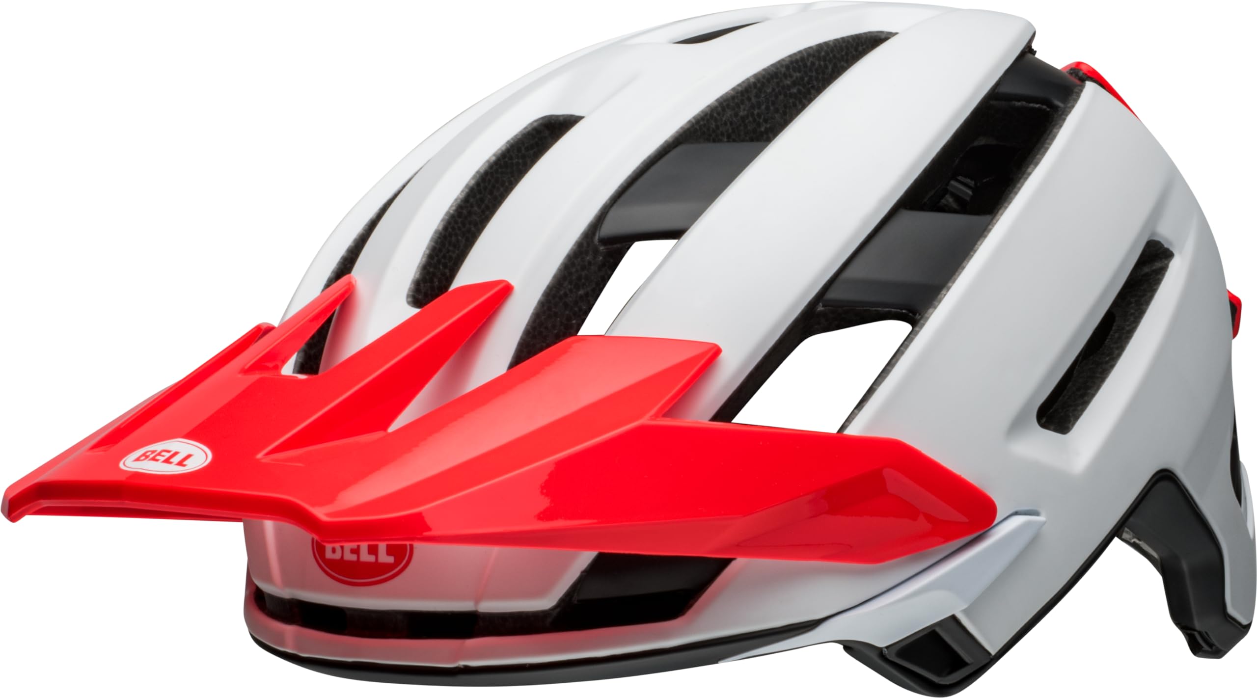 Bell Bike Super Air Spherical Bicycle Helmets Matte/Gloss White/Infrared Medium : Sports & Outdoors
