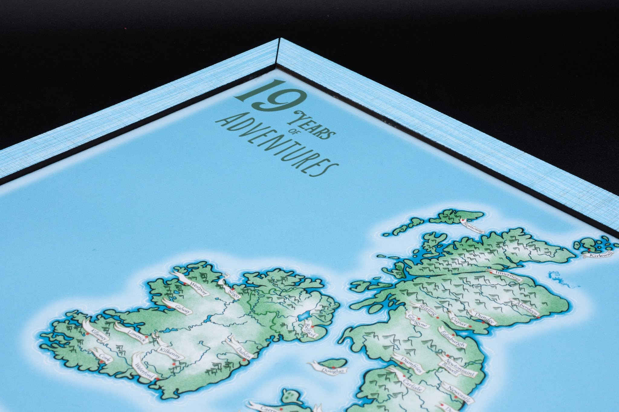 Personalised 19th Wedding Anniversary Memory Board - Image 4