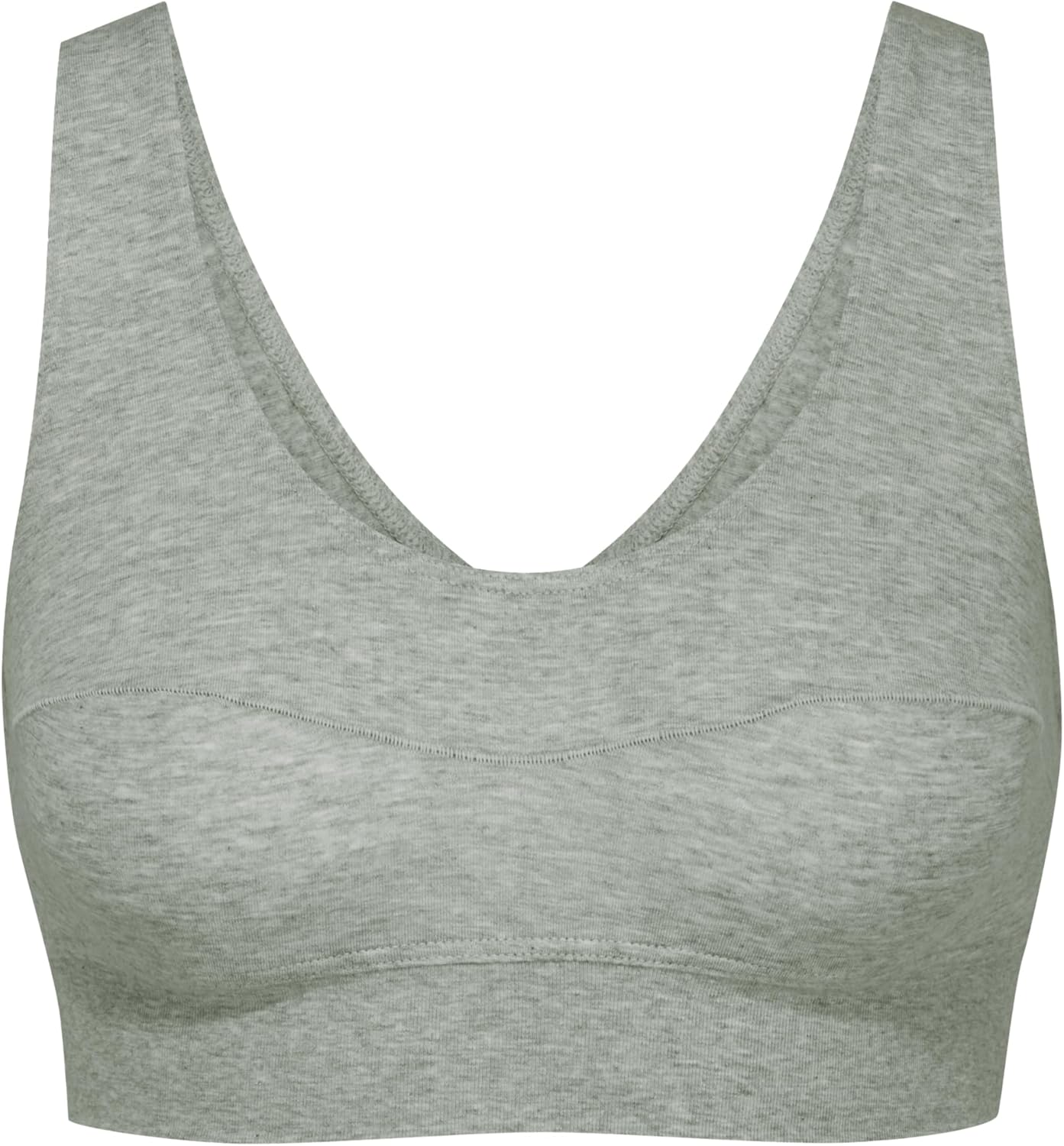 Calida Women's Elastic Cotton Bustier – Soft & Breathable Everyday Bra, Sporty Comfort Fit, 94% Cotton, Wireless - Image 2