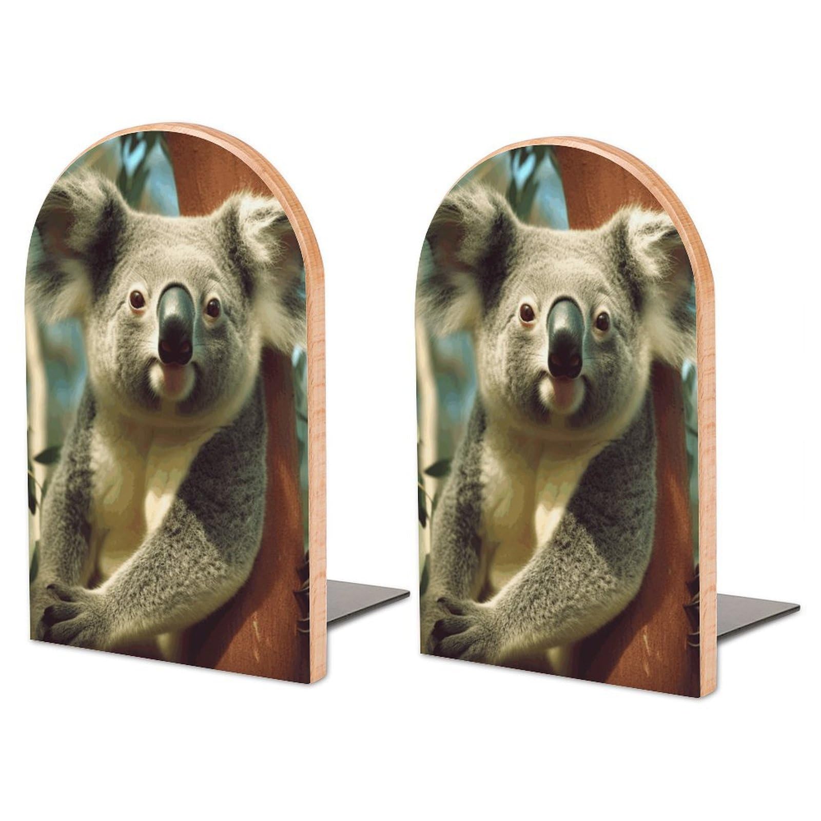Serre-livres décoratifs en bois pour organiser le salon et le bureau