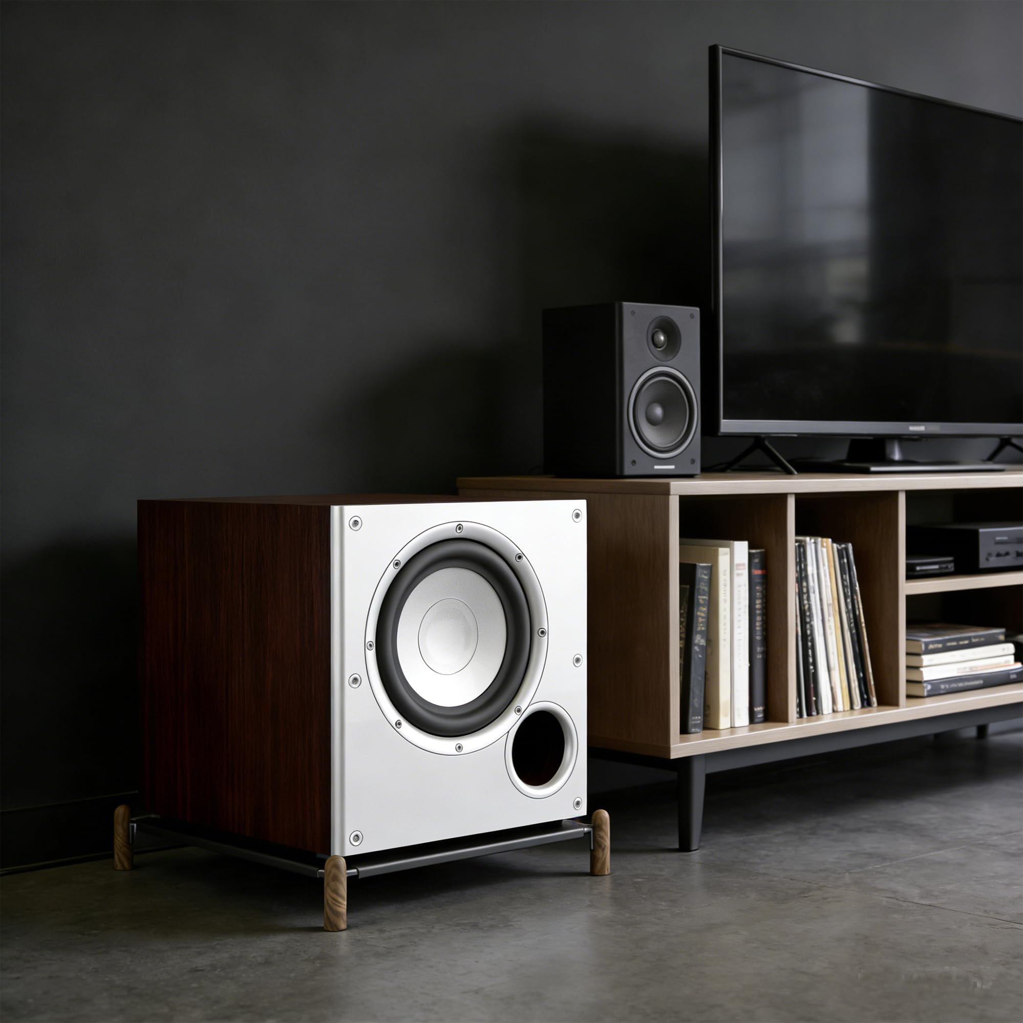 Amazon | Polk Audio PSW10 10インチパワードサブウーファー用木製