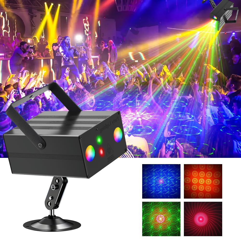 Éclairage festif, lumières disco pour DJ, boules à facettes, stroboscopes, projecteurs RGB/LED, télécommandes vocales. Idéal pour les clubs, bars, fêtes d'anniversaire, cinémas et éclairage de scène.