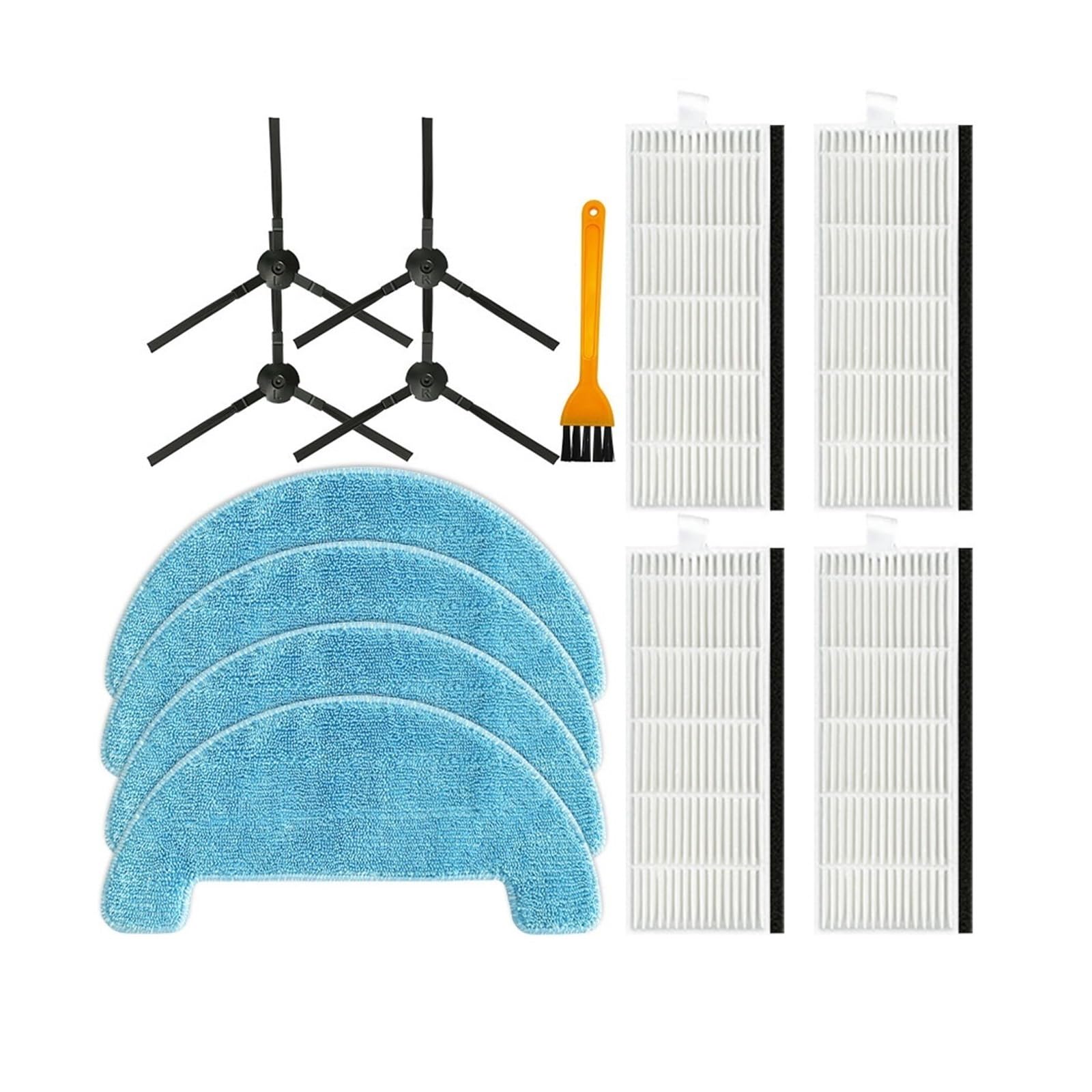 Szczotka boczna ściereczka do mopa z filtrem Hepa, kompatybilna z 360 SmartAI C50 G50 odkurzacz robot wymiana części zamiennych akcesoria (Color : Set 7)