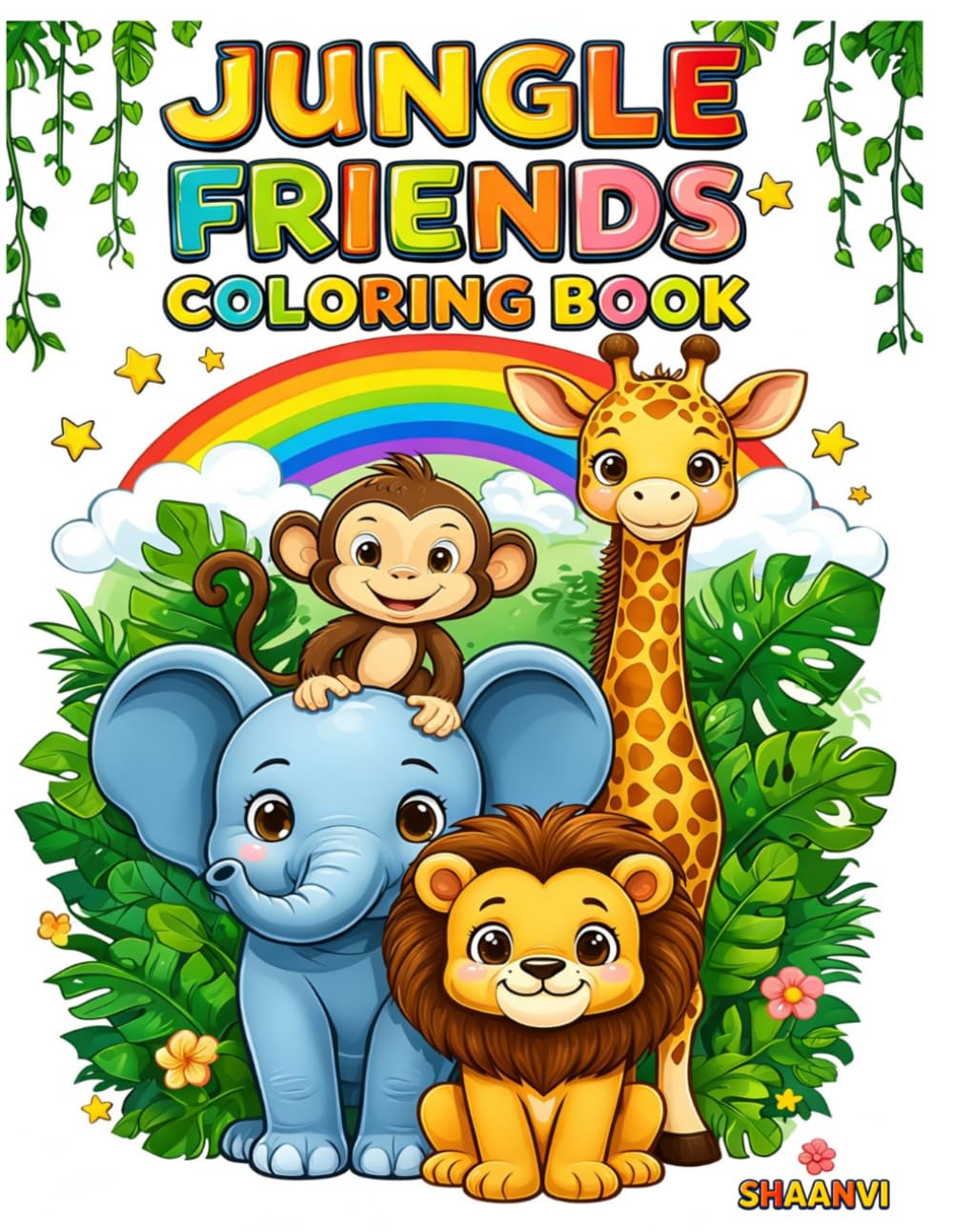 Jungle Friends Coloring Book