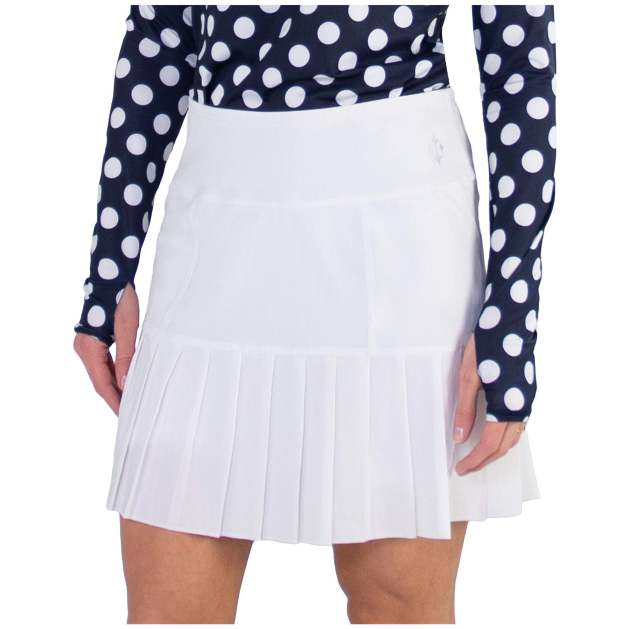 Apparel Women’s Athletic Clothing Long Knife Pleat Skort for Golf & Tennis