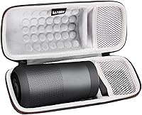 Vista 1 de LTGEM - Carcasa rígida de EVA para altavoz Bluetooth Bose SoundLink Revolve or Revolve (Serie II) con bolsillo de malla, color negro