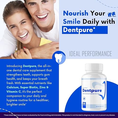 Miniatura 6 de Dentpure Probióticos orales para dientes y encías, píldoras de suplemento Dentpure - Máxima fuerza, probióticos avanzados totalmente naturales