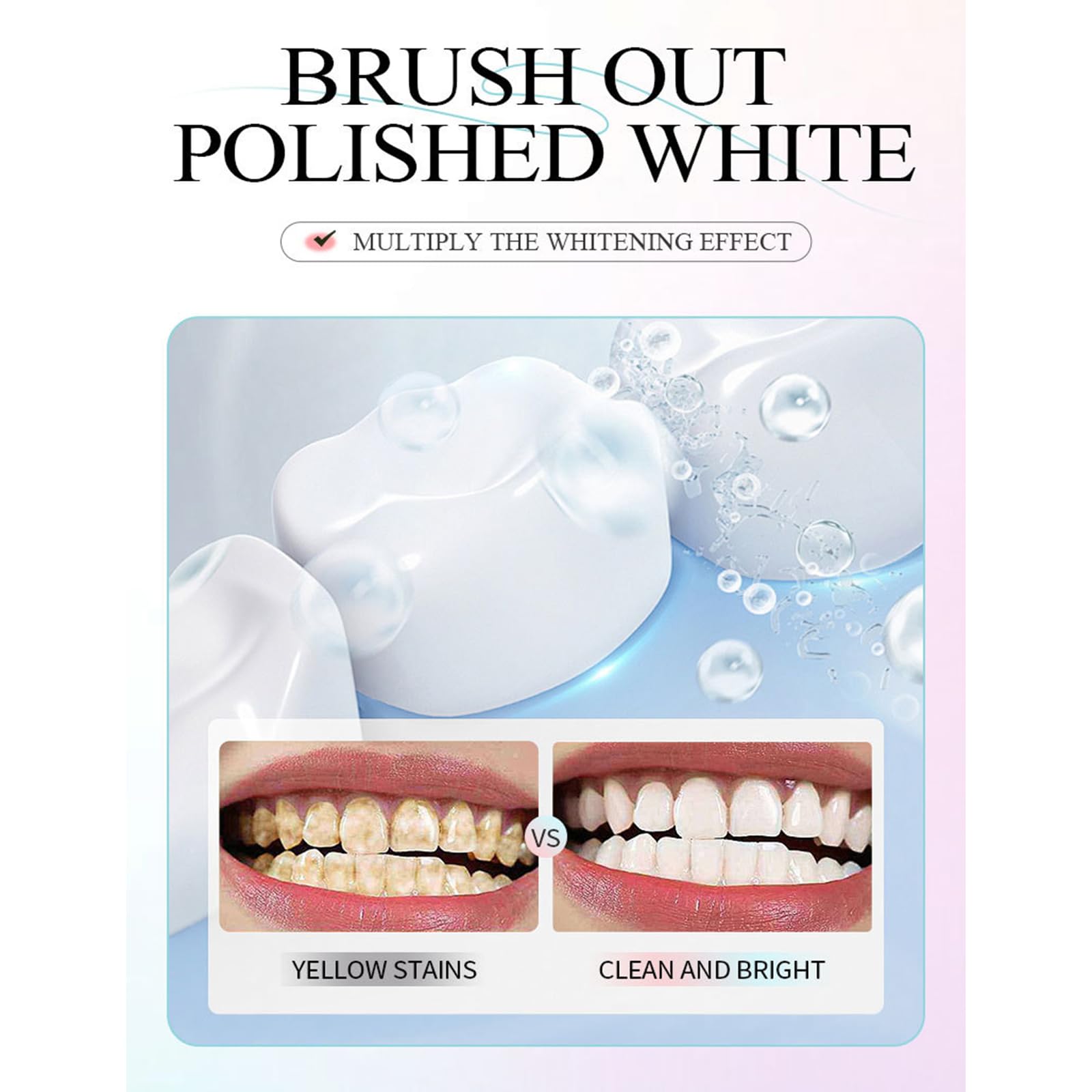 Pasta de dientes blanqueadora de niacinamida, blanqueamiento dental, eliminación de manchas, protección del esmalte dental y aliento fresco, mejora la salud de las encías, blanqueamiento intensivo con