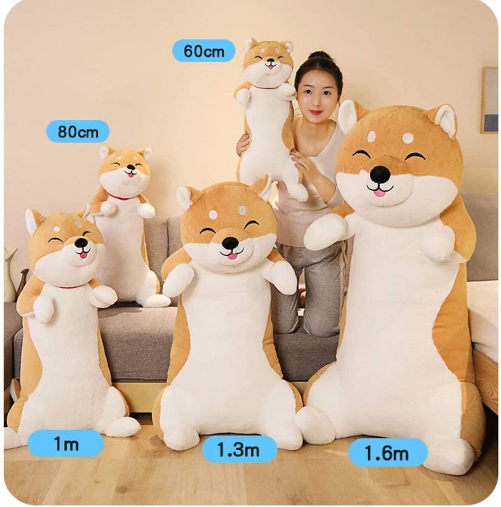 立ち上がりワンちゃん抱きぐるみ80cm 2個セット 柴犬ぬいぐるみ 抱き枕 新品 立ち上がりワンちゃん抱きぐるみ80cm 2個セット 柴犬ぬいぐるみ