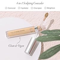 Vista 3 de PÜR MINERALS 4-in-1 Sculpting Concealer for Women - Conceals, Brightens, Plumps & Corrects - Hydrating & Moisturizing Makeup Concealer with Medium